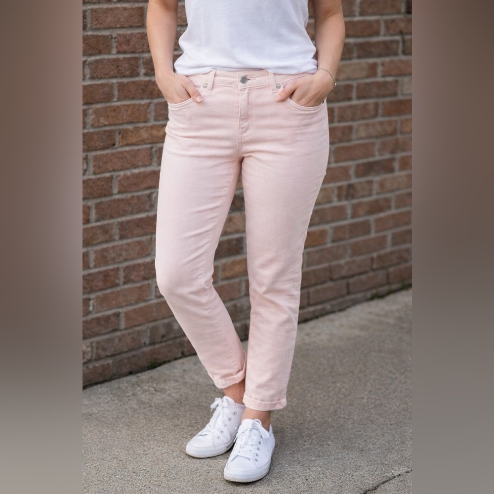 Michael Kors Blush Pink Skinny Jeans – Size 6 – Soft Stretch Denim